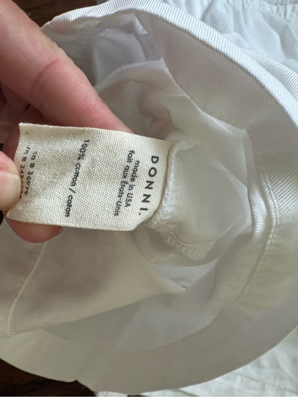 Donni Chino Drawstring Short Powder White Size S Small - Picture 7 of 9